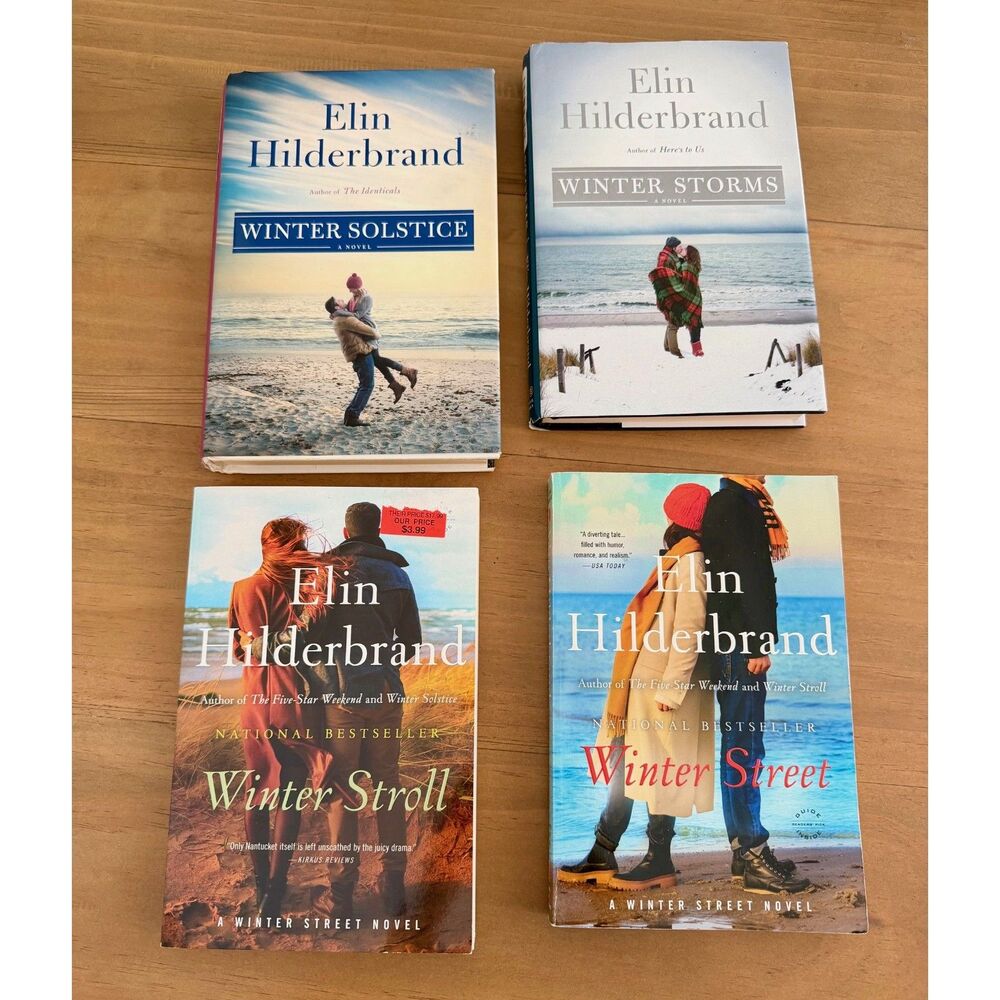 Elin Hilderbrand Winter Street Series Set of 4 Books - Used